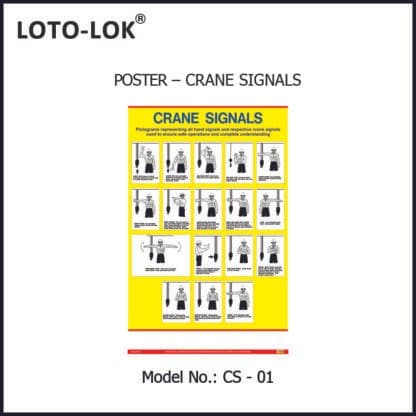 POSTER, CRANE SIGNAL & CRANE SAFETY