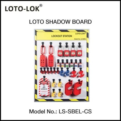 LOTO SHADOW BOARD, ELECTRICAL, (With Contents)