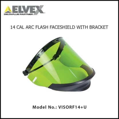 DELTAPLUS ELVEX® ARCFIT 14™ FACESHIELD WITH BRACKET