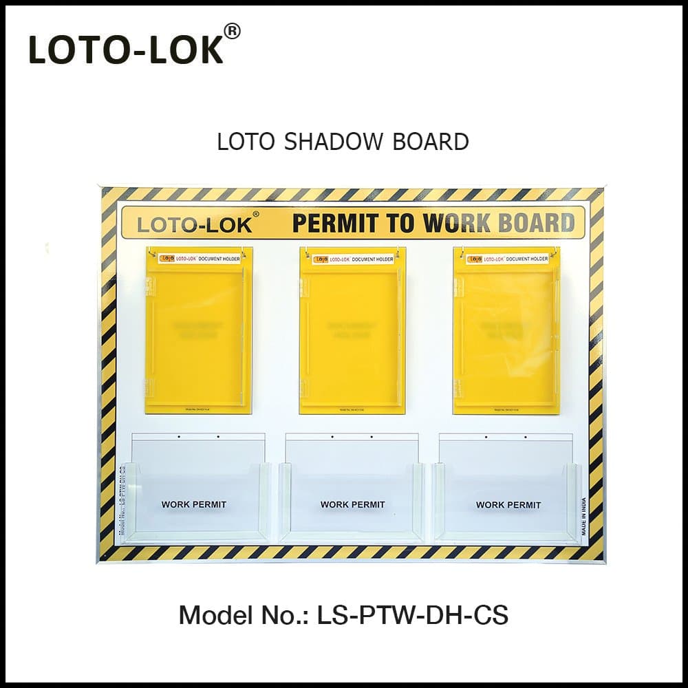 LOTO-LOK_STATION_PERMIT_TO_WORK_BOARD_DOCUMENT_HOLDER_PLASTIC_FOLDERS_COMPLETE_SET