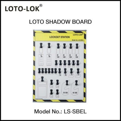 LOTO-LOK_ALUMINIUM_FRAME_SHADOW_BOARD_EMPTY_STATION_FUJAIRAH_LS‐SBEL