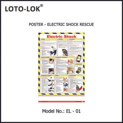POSTER, ELECTRIC SHOCK RESCUE & ELECTRIC SAFETY TIPS