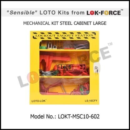 LOTO MECHANICAL KIT STEEL CABINET – LARGE